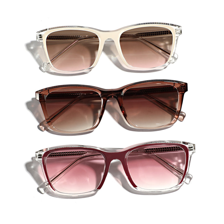 Damen modische Sonnenbrille mit stylish und schützendem Gläsern Karnz