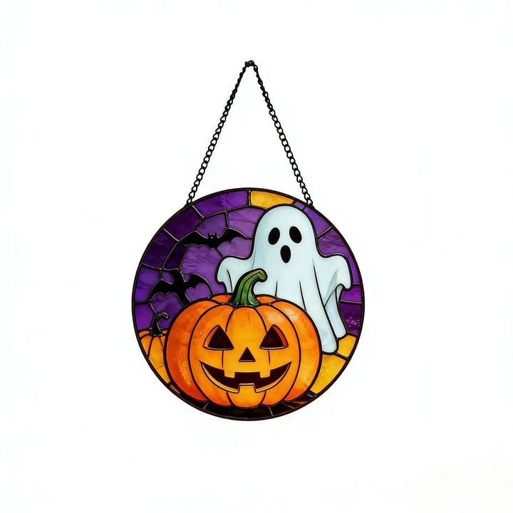 Dekorative Totenkopf Buntglas Wandkunst Karnz