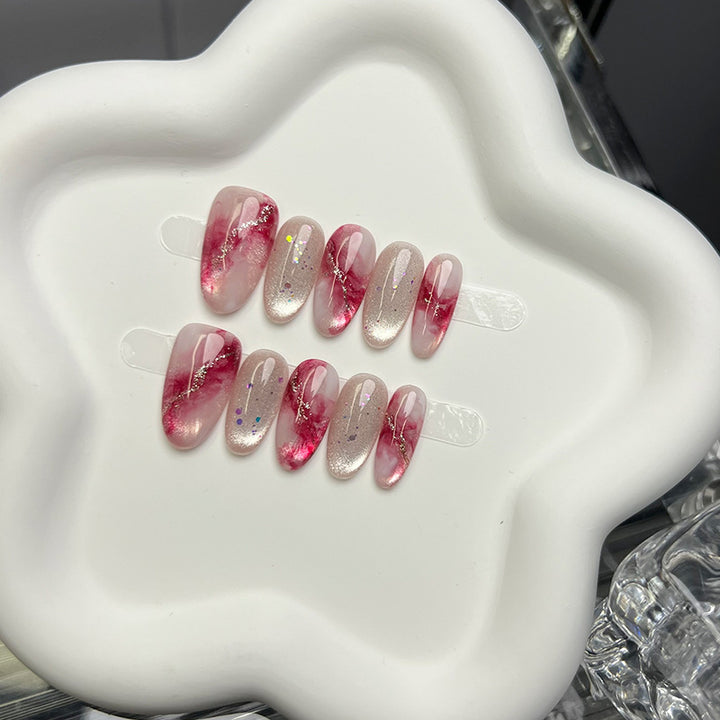 Artistisches Gel Press-On Nagelset