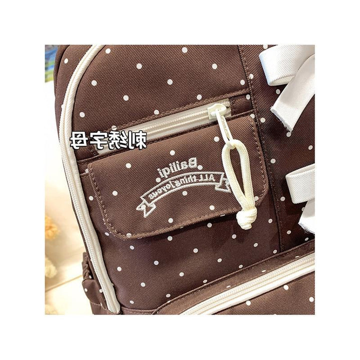 Stylische gepunktete Backpack