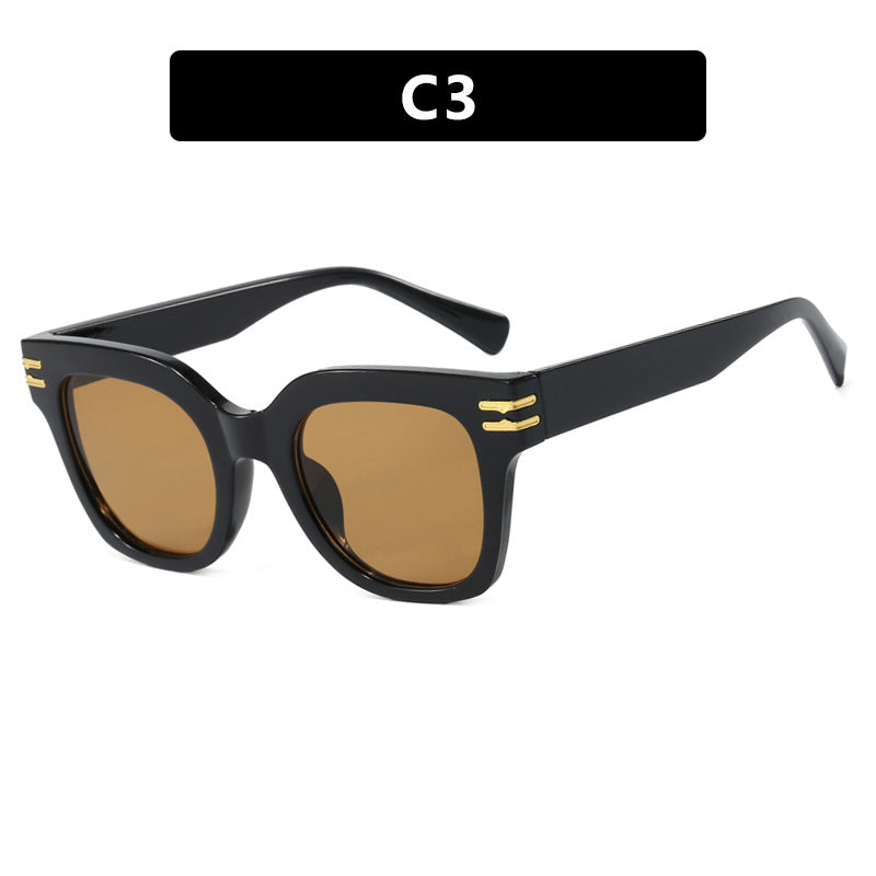 Damen modische Sonnenbrille mit eleganten Akzenten Karnz