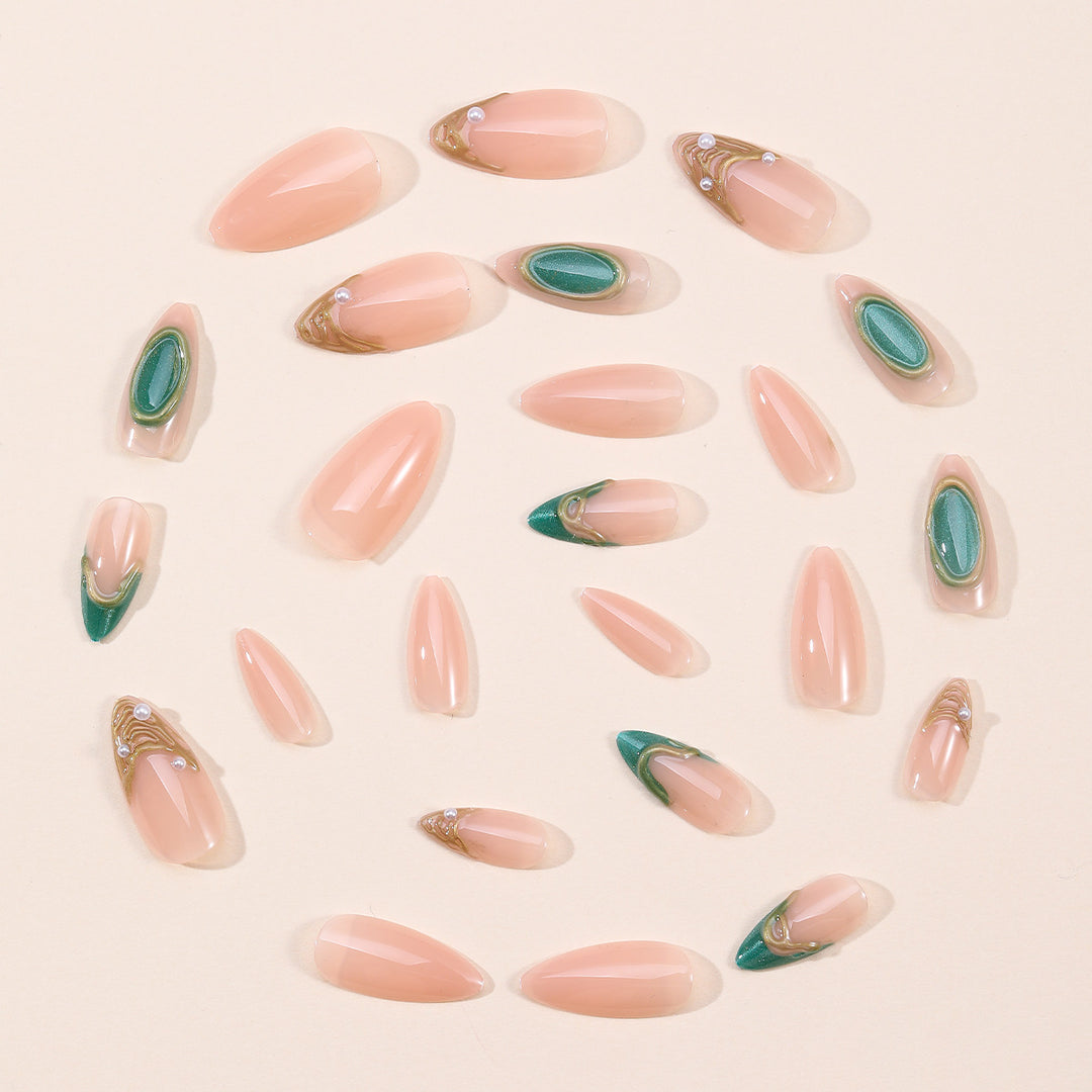 Künstlerische Gel-Nageltips Karnz