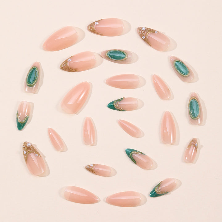 Künstlerische Gel-Nageltips Karnz