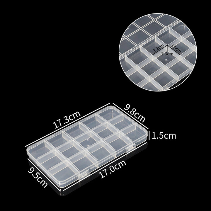 Multi-Compartment Clear Utility Storage Box Karnz