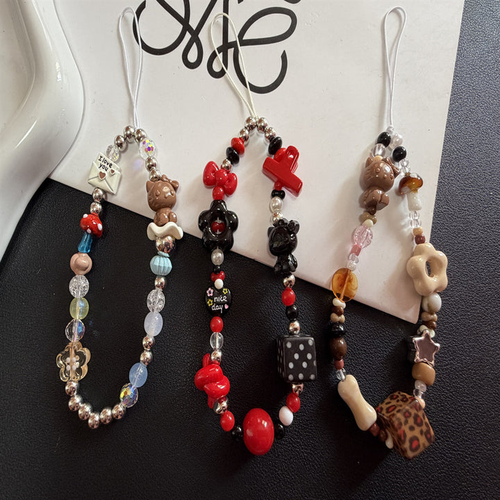 Dekorativer Charm Perlen Lanyard Karnz
