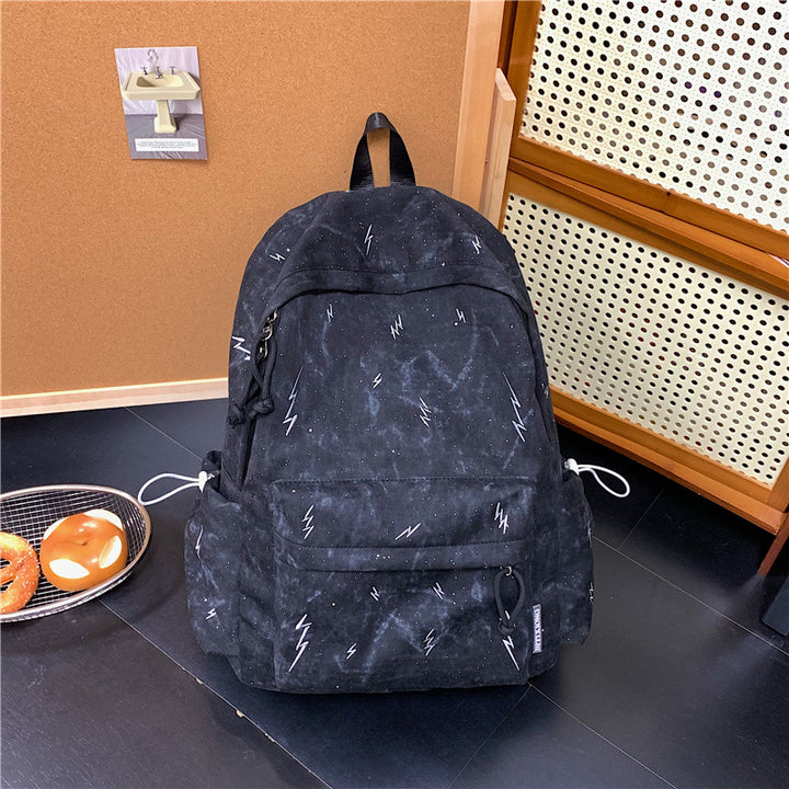 Stylische lässige Blitzdruck-Rucksack