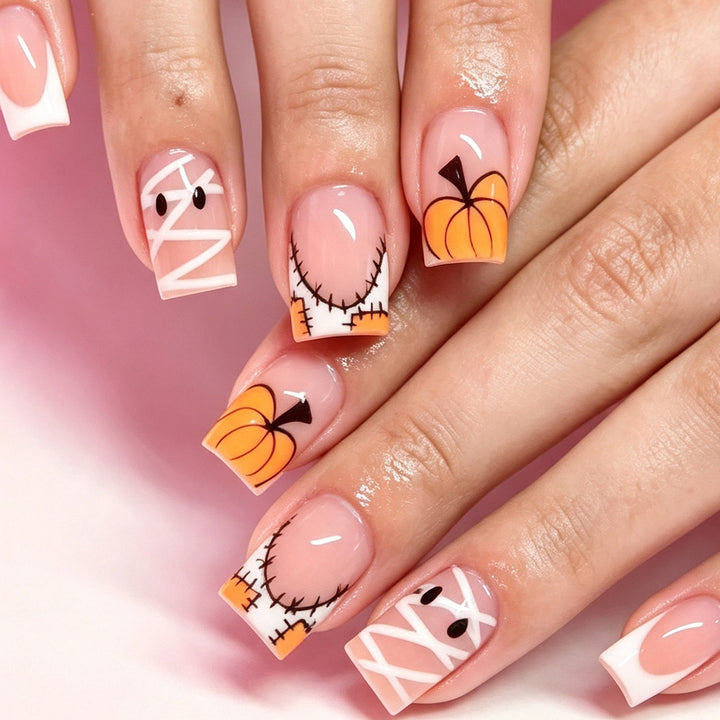 Halloween-Themen Press-On Nagelkunst Karnz