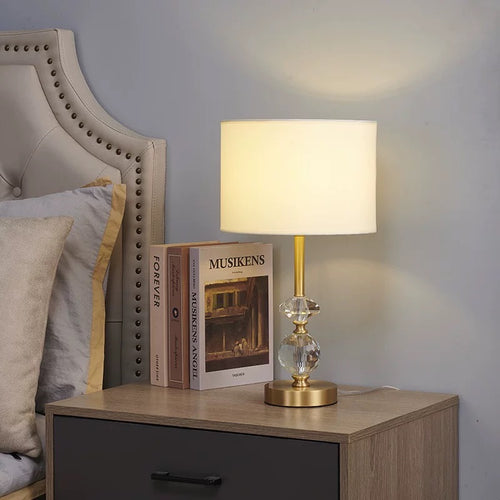 Elegante Kristall Akzent Tischlampe