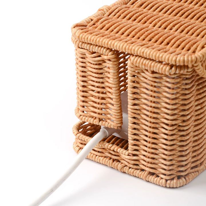 Aufbewahrungskiste Aus Geflochtenem Rattan Karnz