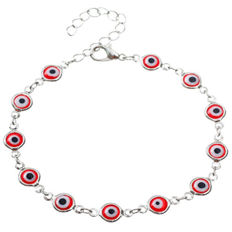 Dekorativer böser Blick Charme Armband Karnz