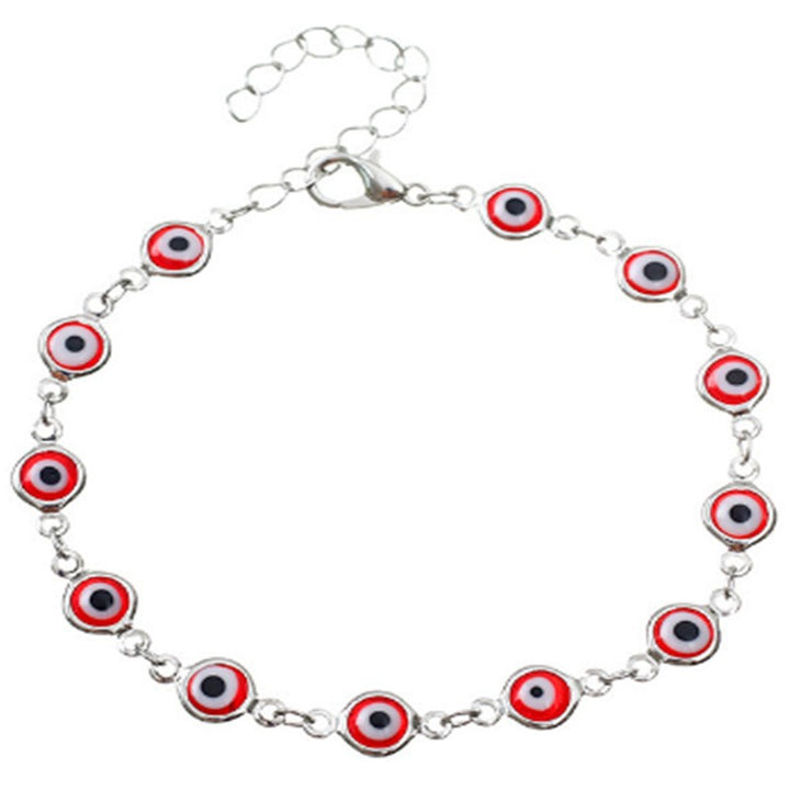 Dekorativer böser Blick Charme Armband Karnz