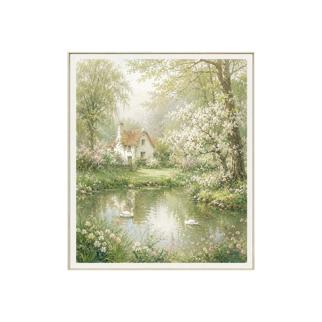 Florale Landschaft Leinwandkunst