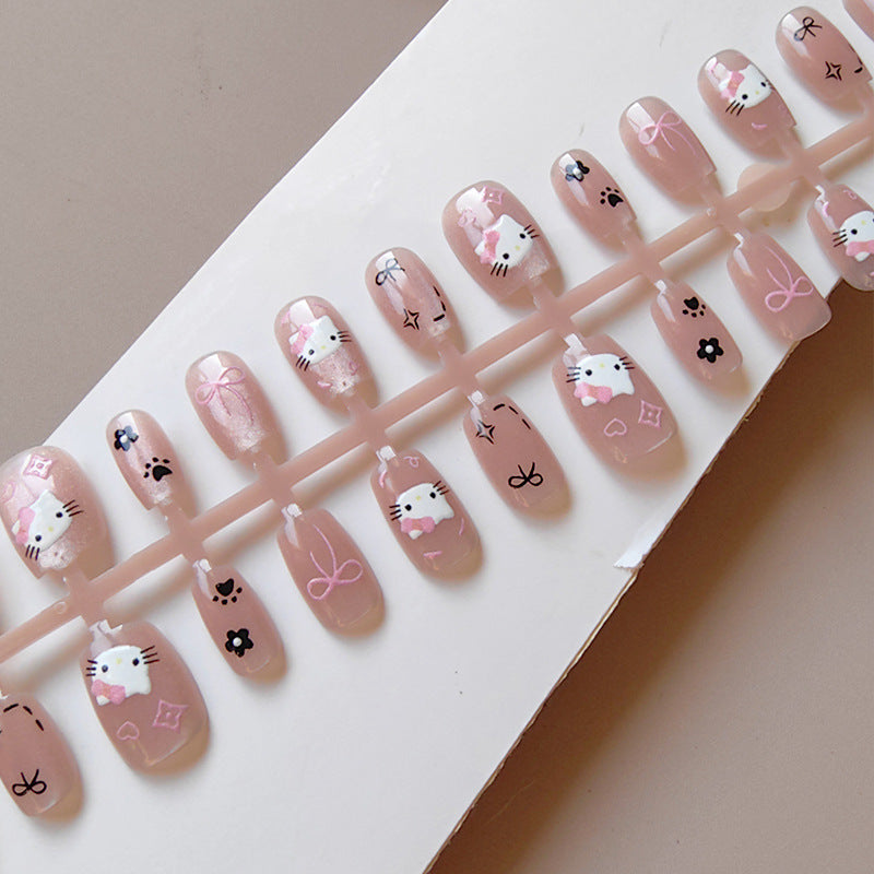 Kawaii Kunstfingernägel Im Verspielten Design Karnz