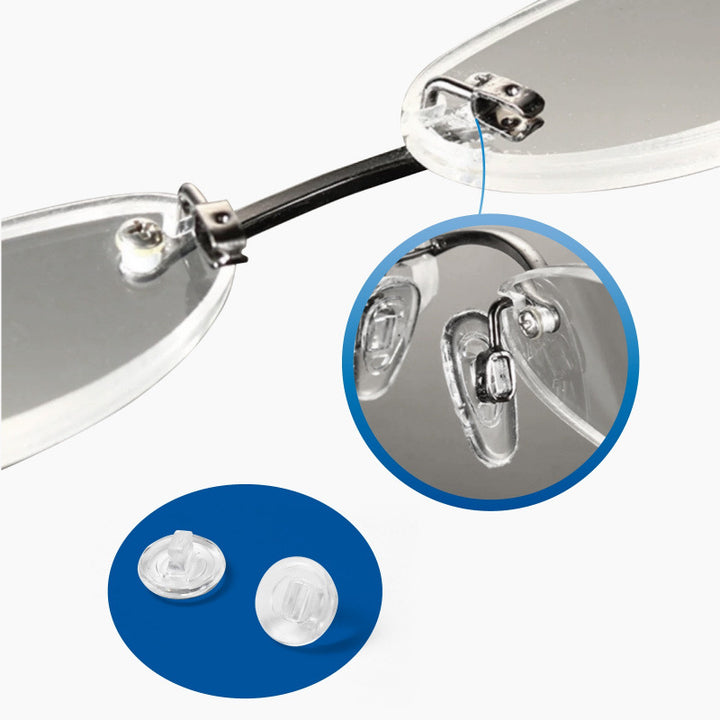 Transparent Optical Frame Nose Pad Set Karnz