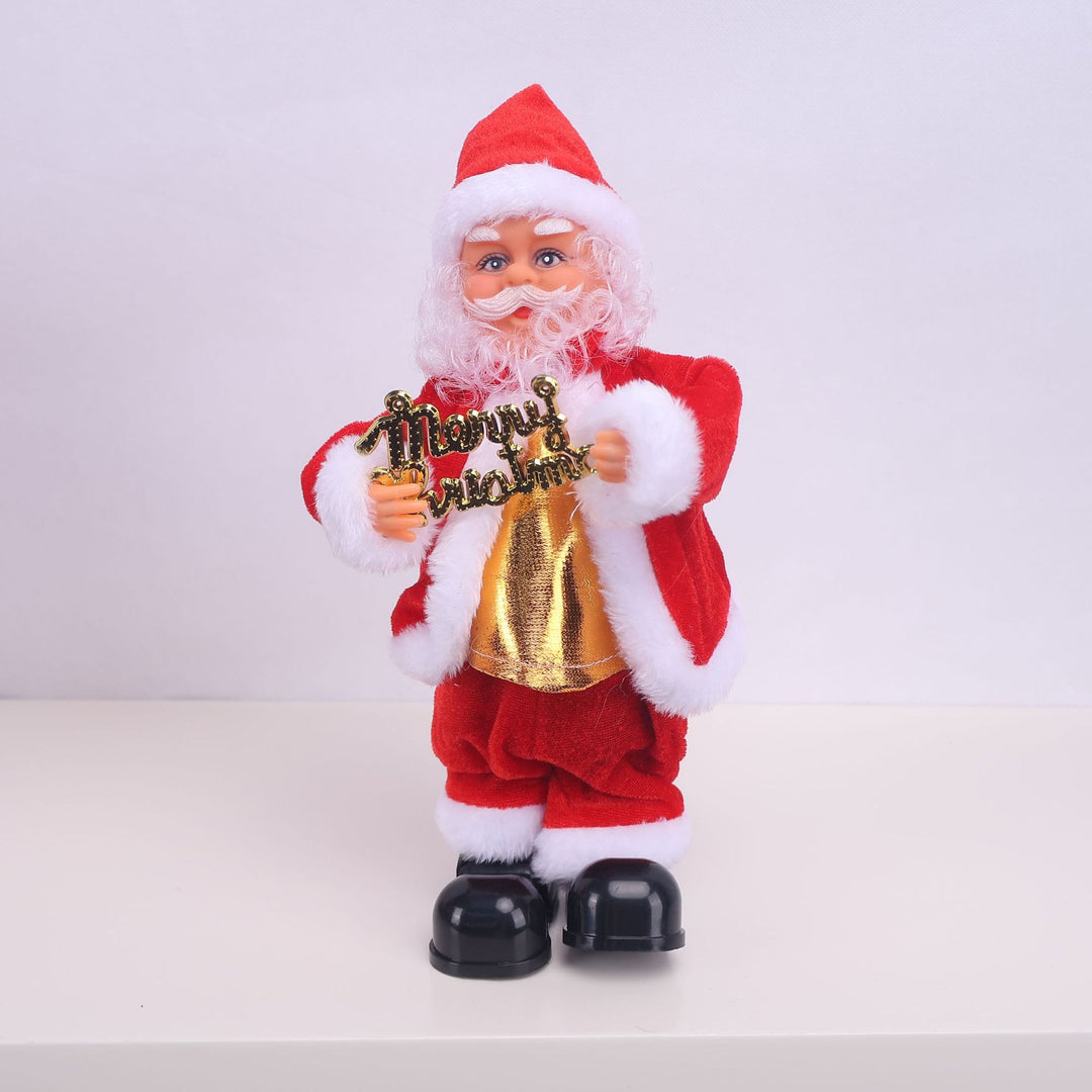 Dekorative Weihnachtsmannfigur mit Saxophon