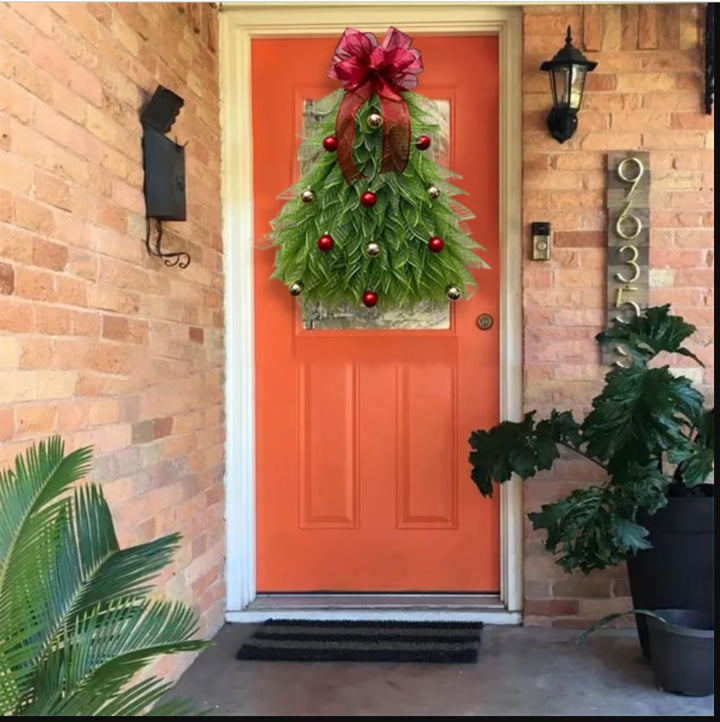 Festliche dekorative Weihnachtsbaum-Wandbehängung