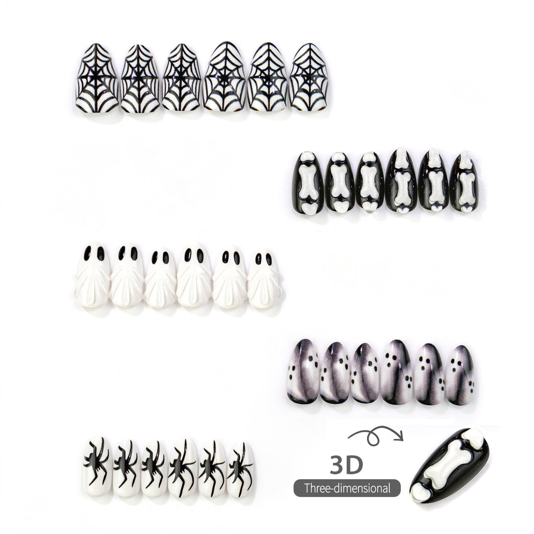 Halloween-Themen Press-On Nagelkunst Set 1790738549