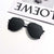 Herren modische Pilotensonnenbrille mit kontrastierenden Gläsern Karnz