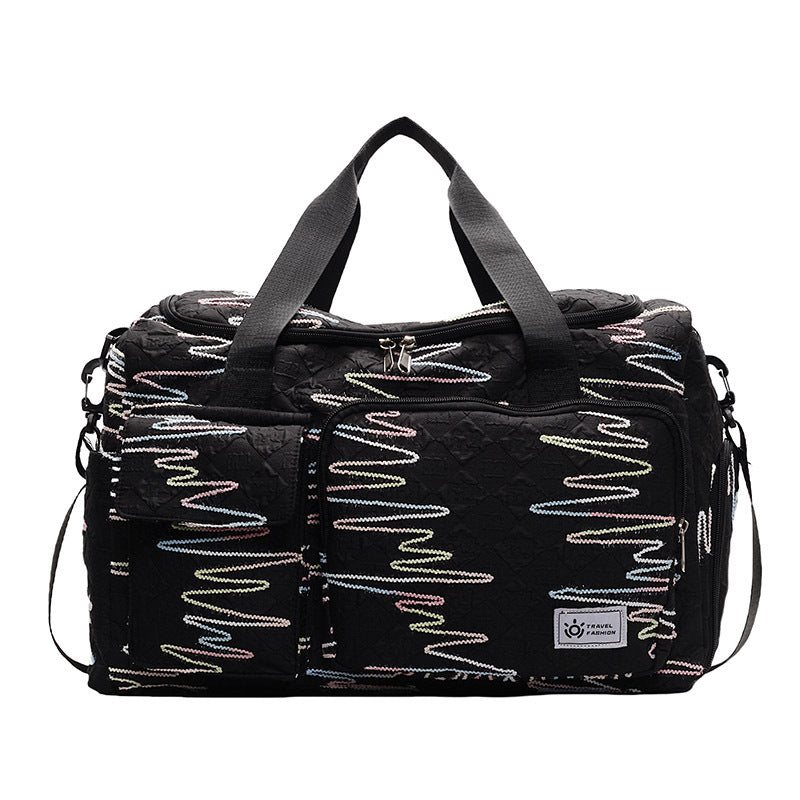 Bestickte Wochenend-Duffle Karnz