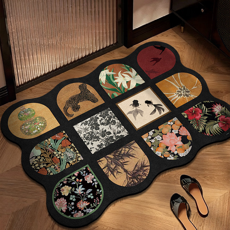 Vintage-inspiriertes dekoratives Teppich