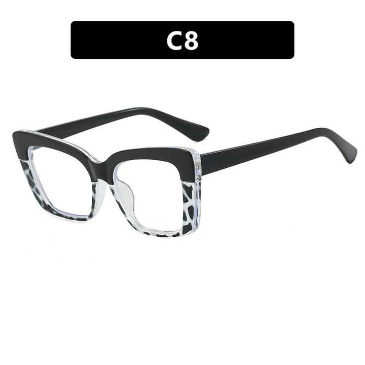 Damen modische Brille im trendigen Geometrie-Design Karnz