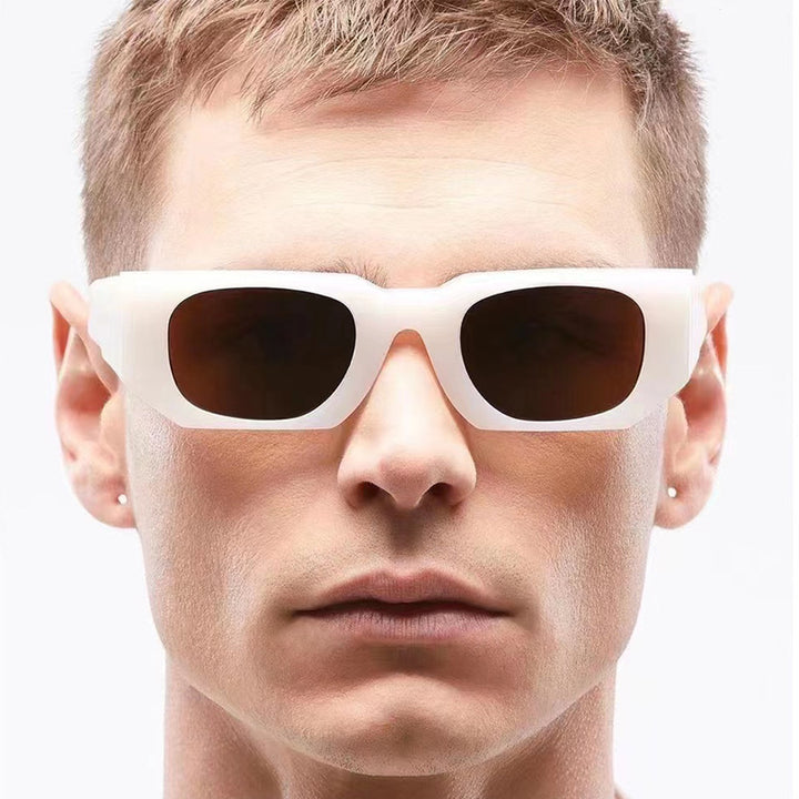 Damen Modische Sonnenbrille mit kantigem Rahmen und UV-Schutz Karnz