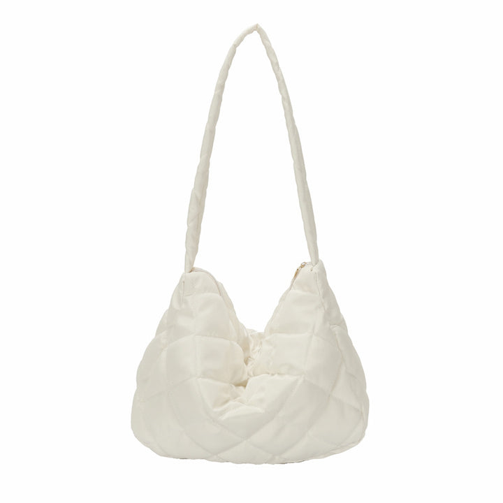 Gepolsterte Hobo-Handtasche
