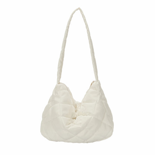 Gepolsterte Hobo-Handtasche