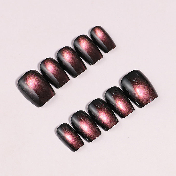 Künstlerisches Gradient Press-On Nagelset Karnz