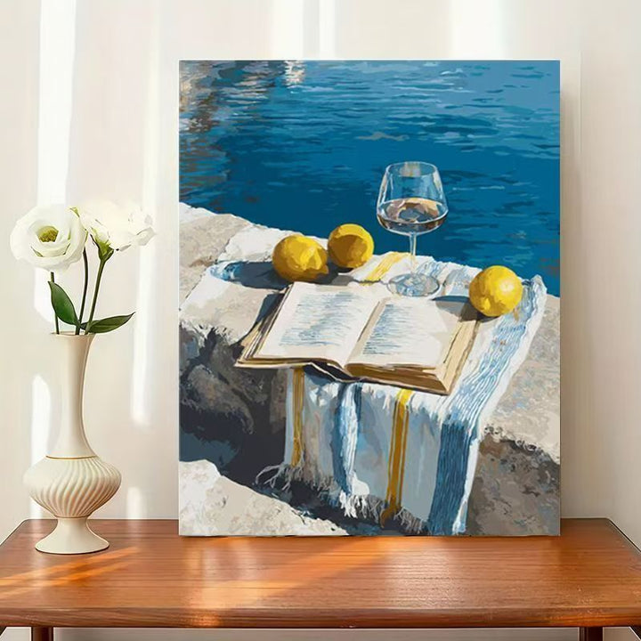 Florale Teezeit Wandkunst Karnz