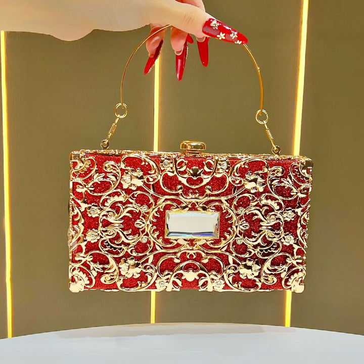 Dekorative verzierte Clutch