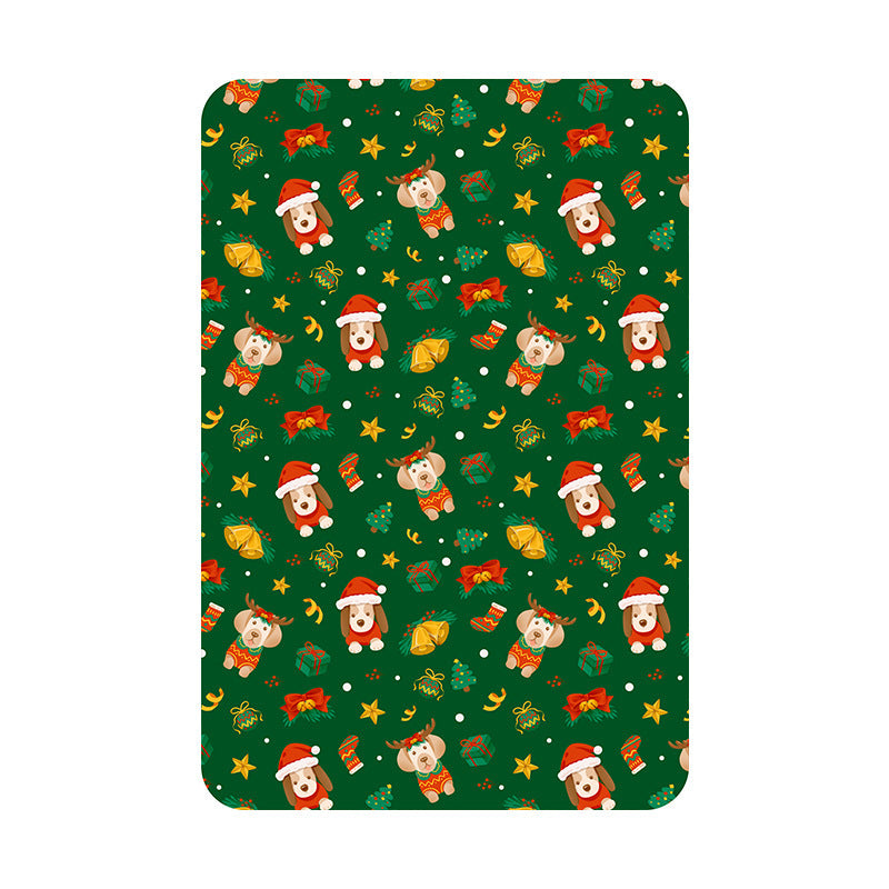 Festliche Weihnachts-Themen Fleece-Wurfdecke