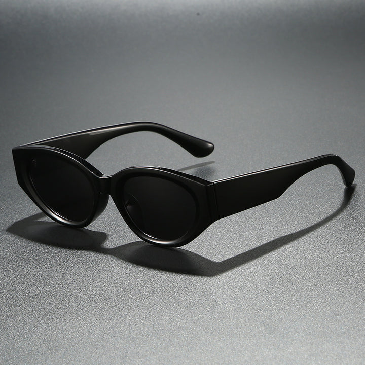 Damen Cat-Eye Sonnenbrille mit modernem, transparentem Rahmen und UV-Schutz Karnz
