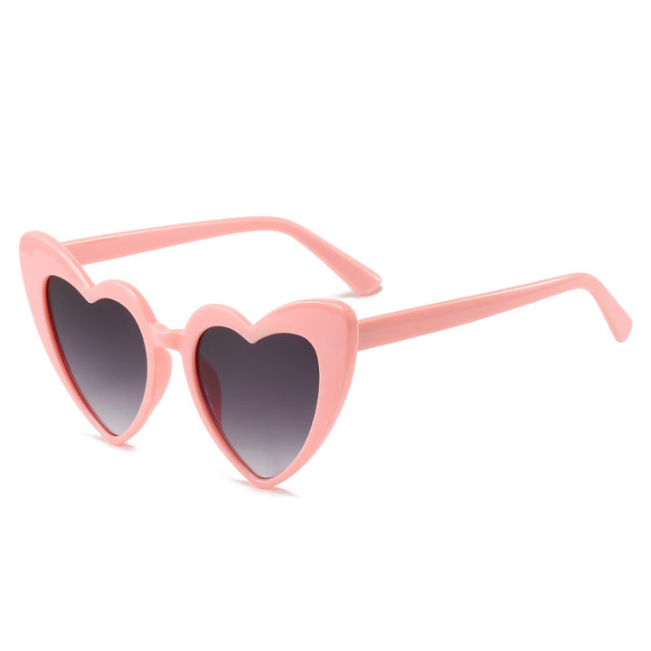 Herzförmige Mode-Sonnenbrille Karnz
