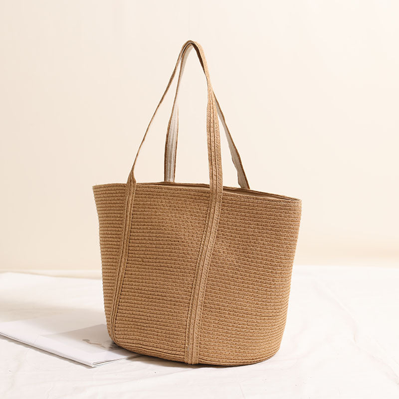 Damen Stylische Korb-Tragetasche Karnz