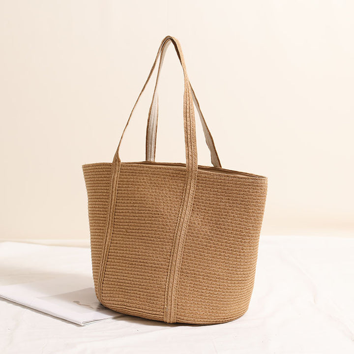 Damen Stylische Korb-Tragetasche Karnz