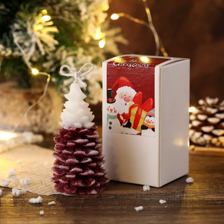 Weihnachtsbaumförmige hängende Schlaufe dekorative Sojakerze