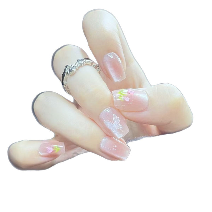 Floral Art Press-On Nail Set Karnz 1787395151