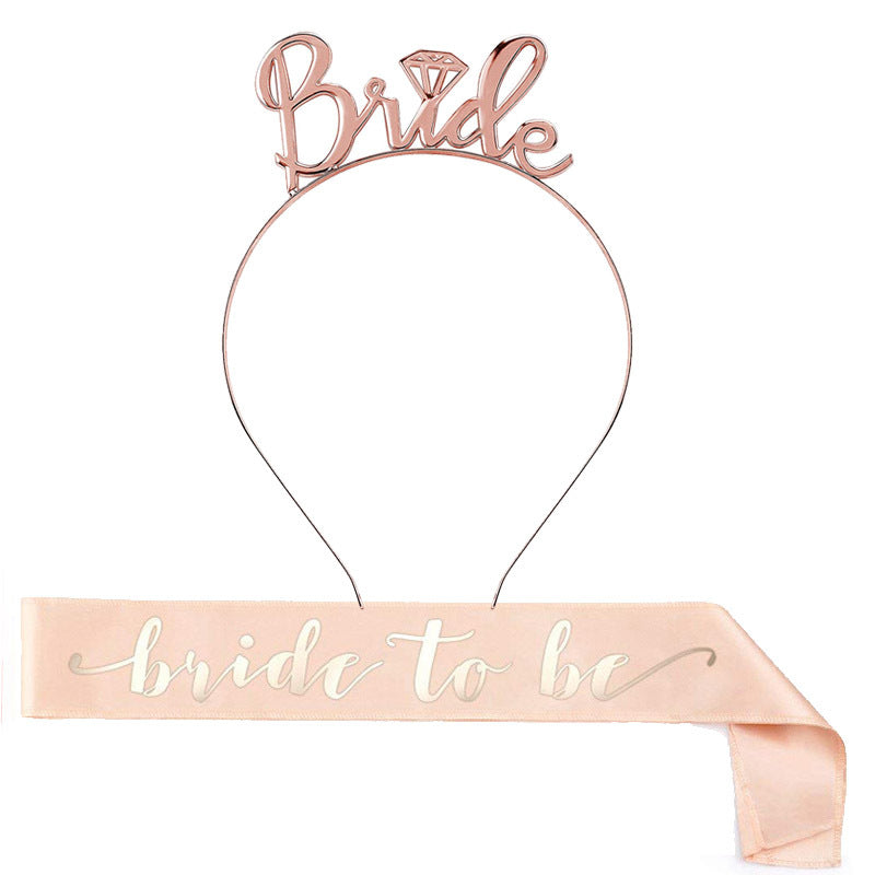Damen Hochzeitskrone mit Schriftzug Karnz