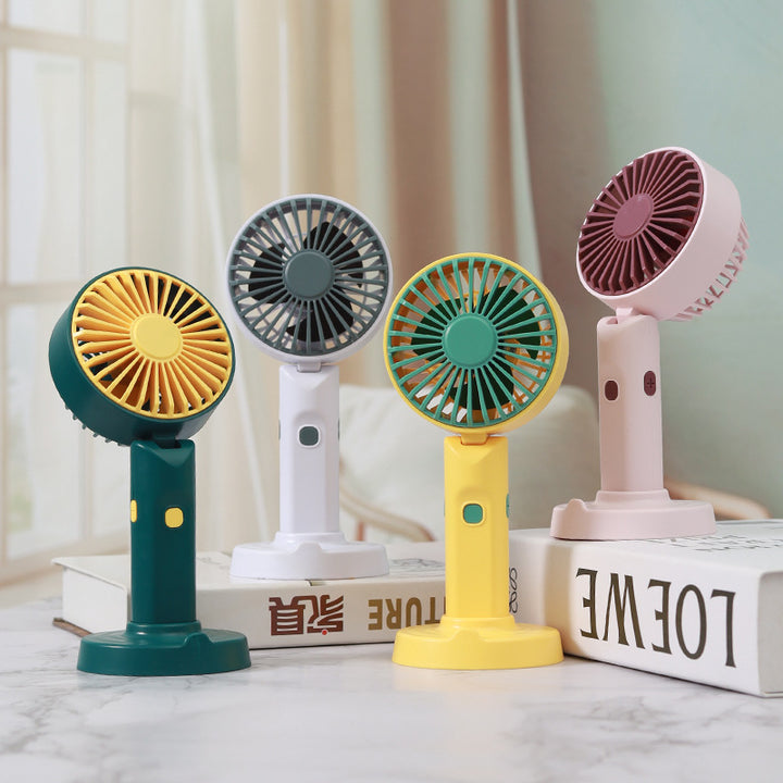 Unisex Tragbarer Tischventilator mit Aufladestation Karnz