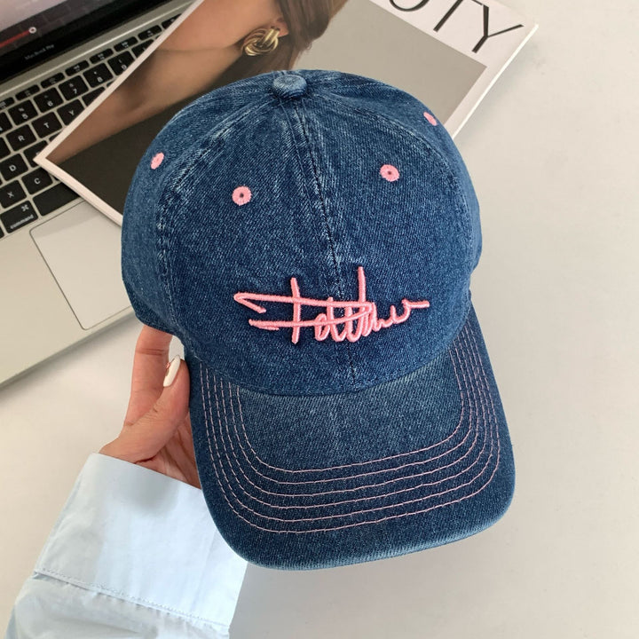 Stylische Denim-Baseballmütze