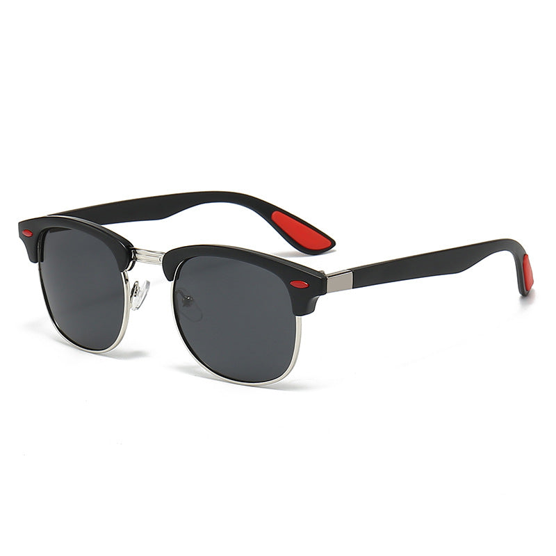 Damen stilvolle Retro-Sonnenbrille mit markantem Rahmen Karnz