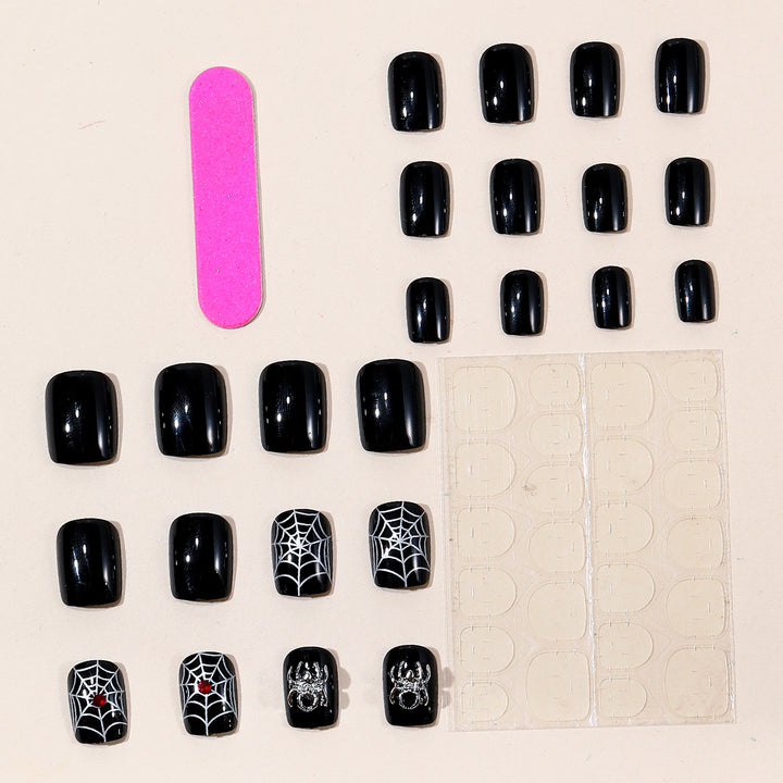 Gothic Halloween-Themen Nagelkunst Verlängerungen Karnz