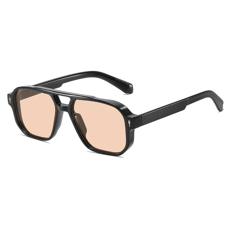 Geometrische Rahmen Sonnenbrille Karnz