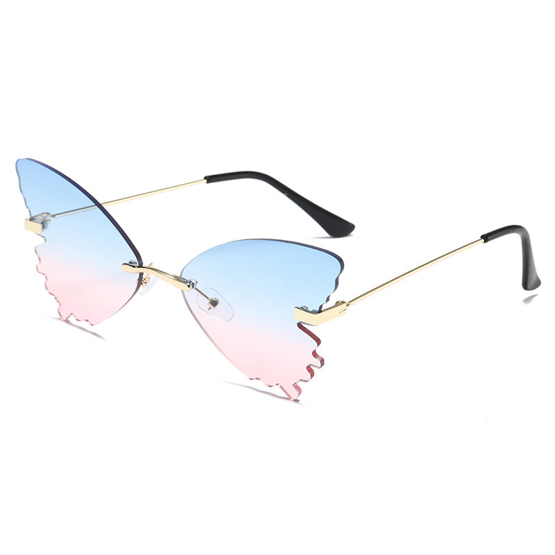 Damen Sonnenbrille im Schmetterlingsdesign mit UV-Schutz Karnz