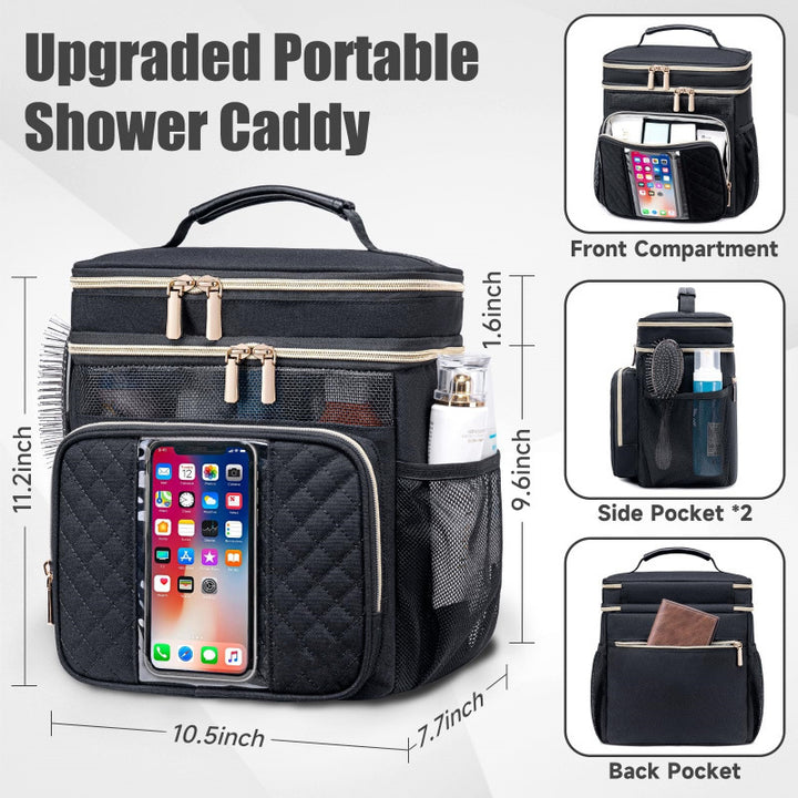 Kosmetik-Organizer Tasche mit Vielseitiger Fächeraufteilung Karnz