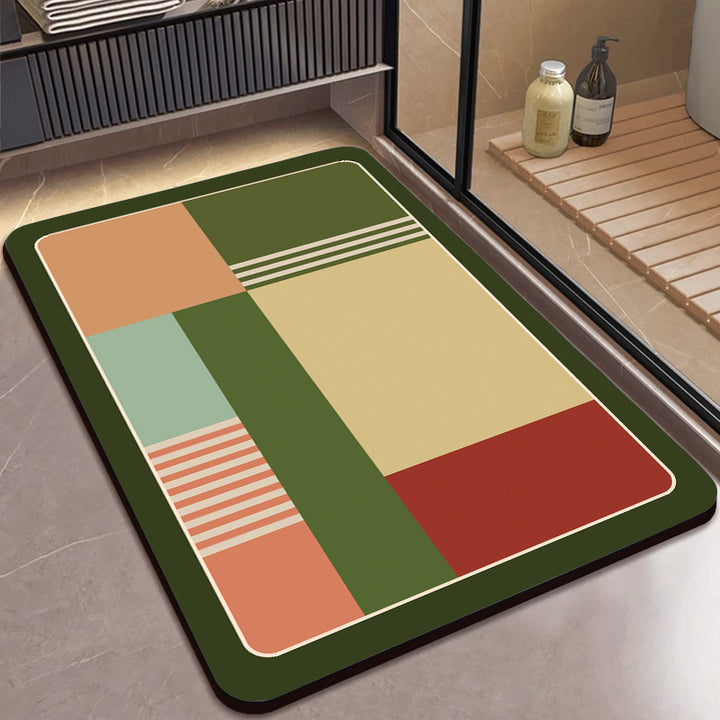 Geometrisch gemusterter Teppich Karnz