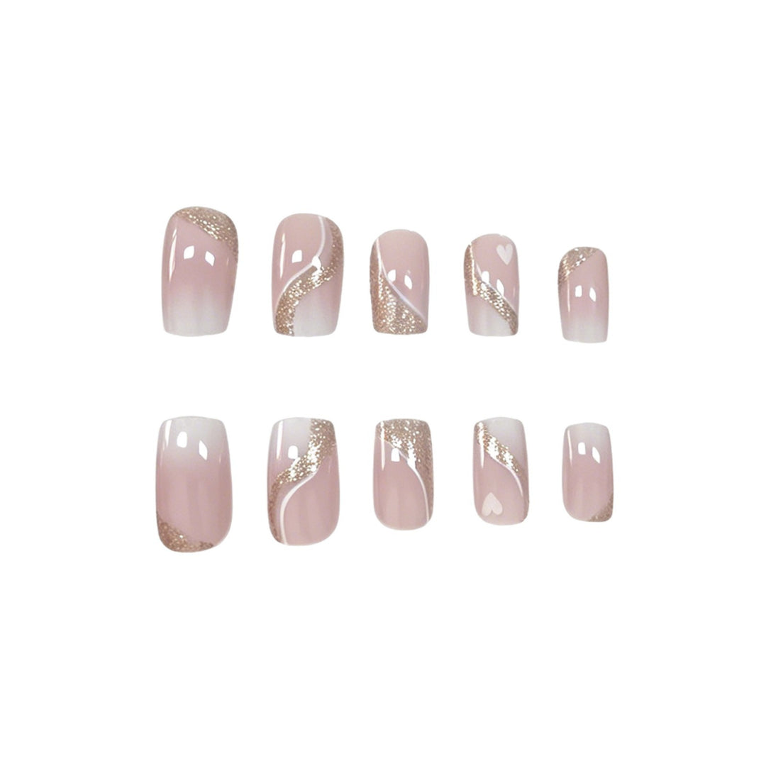Elegante Glitzer-Nagelverlängerungen Karnz