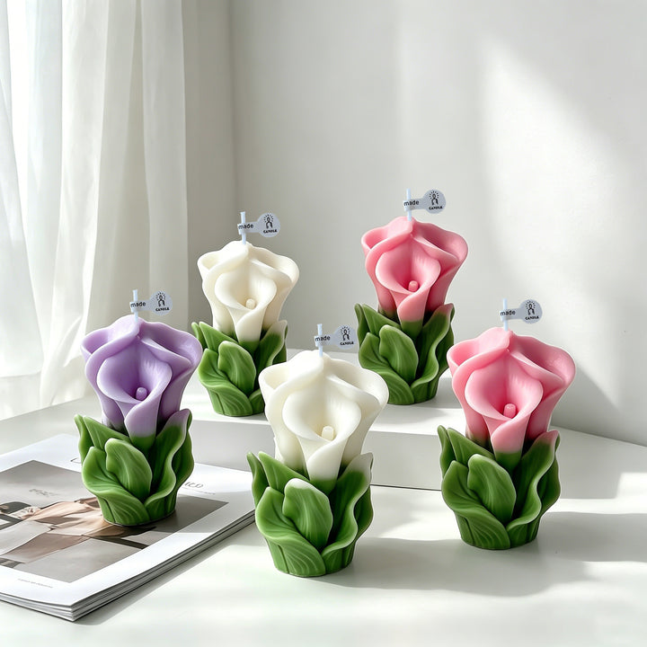 Calla Lily dekorative Kerze