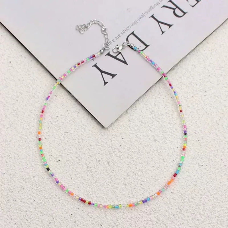 Handgefertigtes Perlen Choker Halsband Karnz